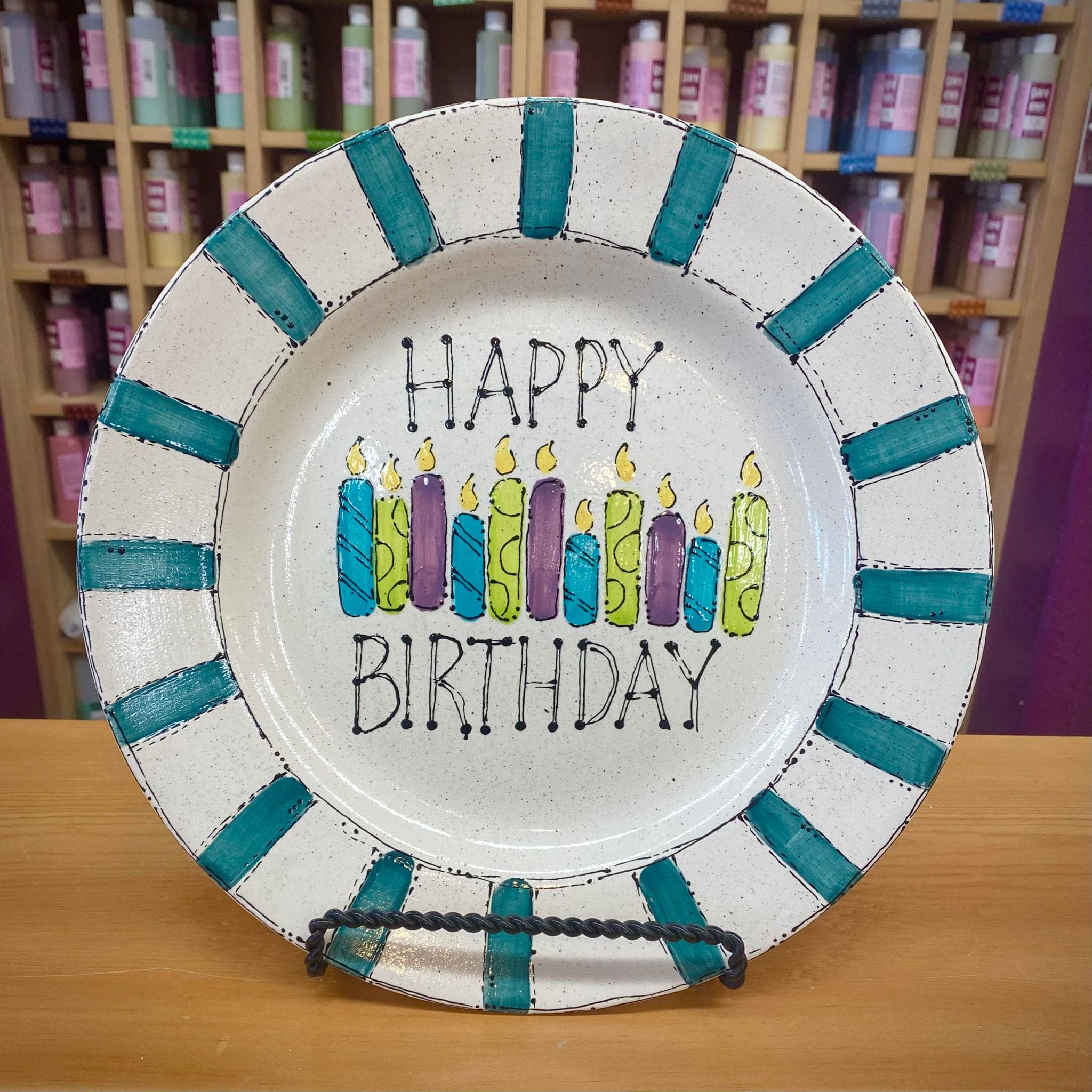 Happy Birthday Plate